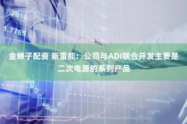 金蝉子配资 新雷能：公司与ADI联合开发主要是二次电源的系列产品