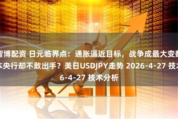 智博配资 日元临界点：通胀逼近目标，战争成最大变数，日本央行却不敢出手？美日USDJPY走势 2026-4-27 技术分析